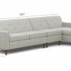 LIVING Ethan Allen | Marcus Three-Piece Sectional With Chaise