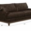 LIVING Ethan Allen Leather Sofas | Arcata Leather Sofa, Quick Ship