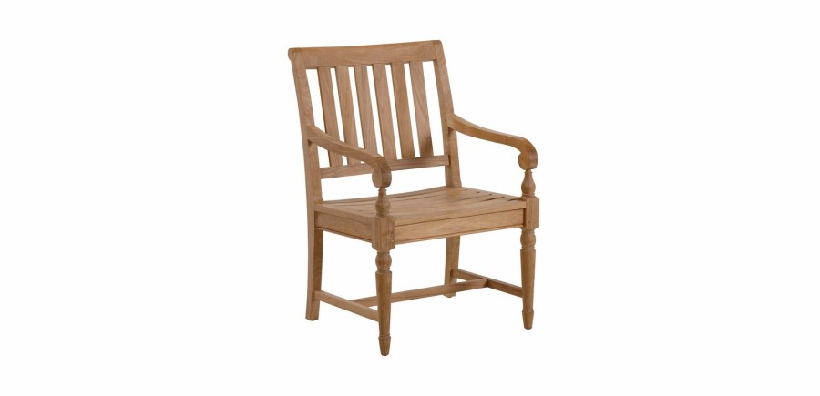 OUTDOOR Ethan Allen Millbrook | Millbrook Wood-Seat Armchair