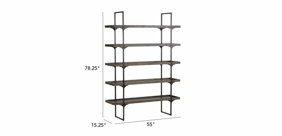 LIVING Ethan Allen Bookcases | Aubert Display Bookcase