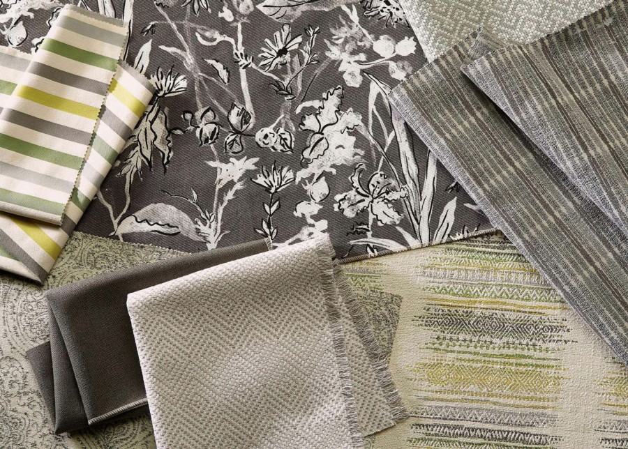 LIVING Ethan Allen Fabrics | Acela Metal Fabric By The Yard