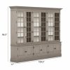 HOME OFFICE Ethan Allen Bookcases | Villa Triple Library Bookcase