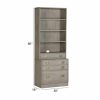 HOME OFFICE Ethan Allen | Callum Bookcase With File Cabinet