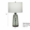 LIGHTING Ethan Allen | Tino Glass Table Lamp