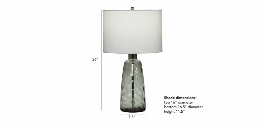 LIGHTING Ethan Allen | Tino Glass Table Lamp