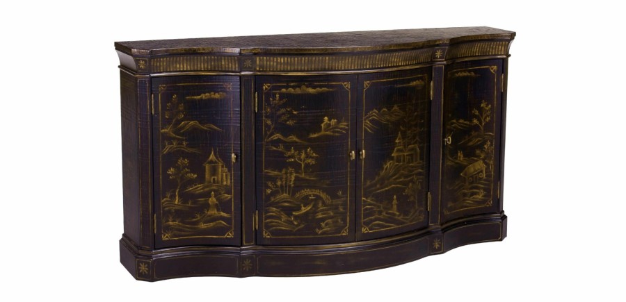 DINING Ethan Allen Buffets, Sideboards & Servers | Vivianne Serpentine Console