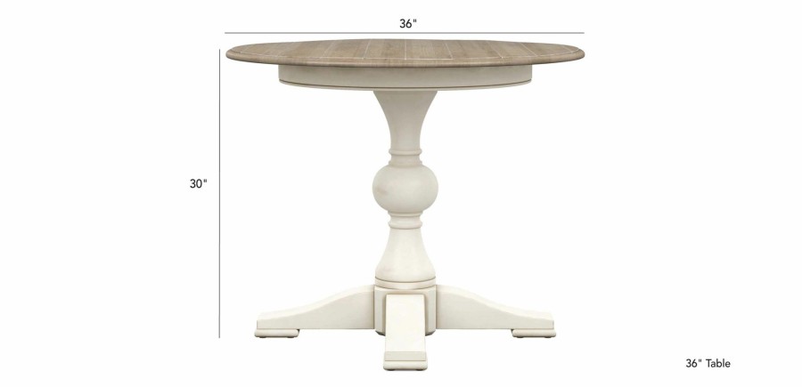 DINING Ethan Allen | Cooper Rustic Round Dining Table