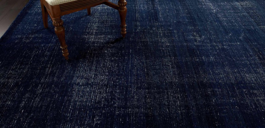 RUGS & FLOORING Ethan Allen | Vintage Navy Rug