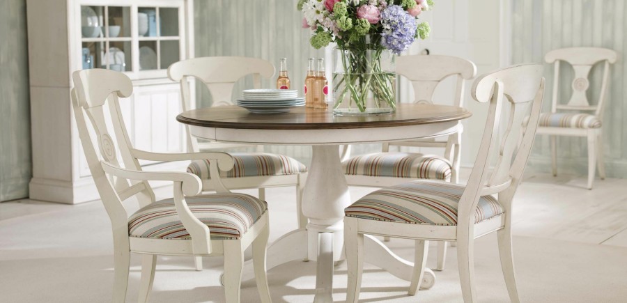 DINING Ethan Allen Arm & Host Chairs | Caroline Armchair