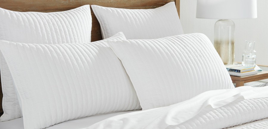 BEDROOM Ethan Allen Quilts & Comforters | Garment-Dyed Channel Quilt And Sham