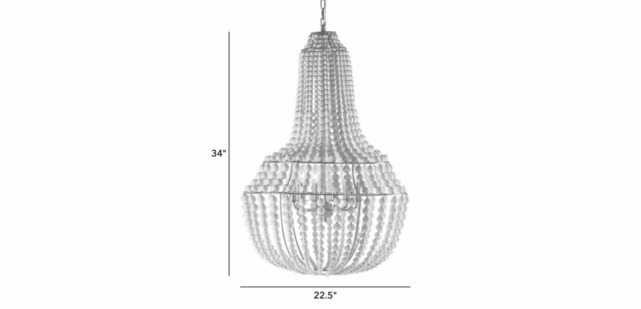 LIGHTING Ethan Allen | Charlotte Beaded Chandelier