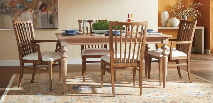 DINING Ethan Allen Arm & Host Chairs | Benham Dining Armchair