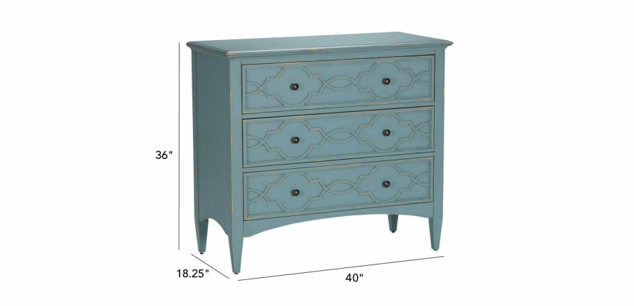 LIVING Ethan Allen Cabinets & Chests | Eveline Three-Drawer Chest