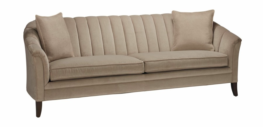 LIVING Ethan Allen Fabric Sofas | Nathalie Barrel-Back Sofa