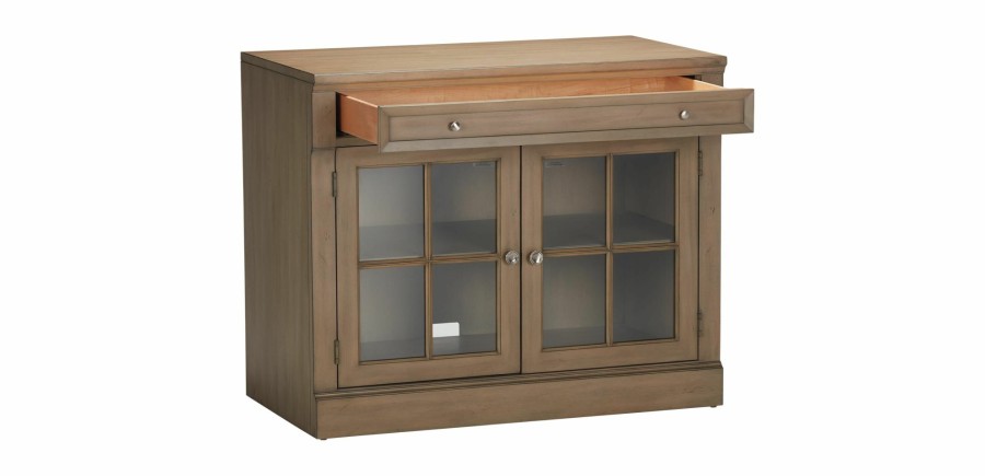 HOME OFFICE Ethan Allen Cabinets & Chests | Continental 36" Base Glass Cabinet