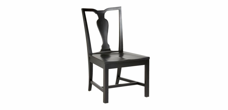 DINING Ethan Allen Side Chairs | Maddox Dining Side Chair, Wood Seat