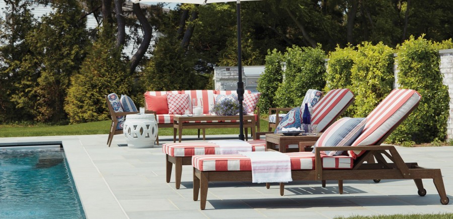 Outdoor Accessories Ethan Allen | Brighton Poppy Fabric By The Yard