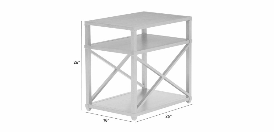 LIVING Ethan Allen | Highland Rectangular End Table