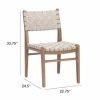 DINING Ethan Allen Side Chairs | Marteen Woven Dining Side Chair