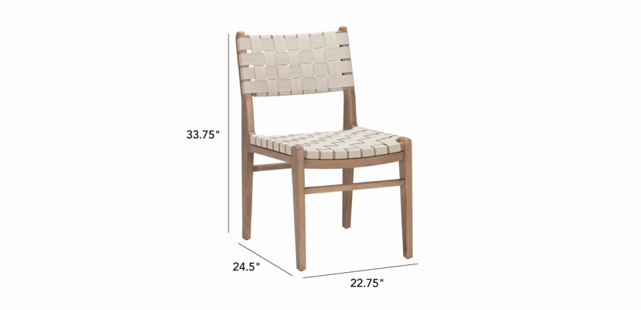 DINING Ethan Allen Side Chairs | Marteen Woven Dining Side Chair