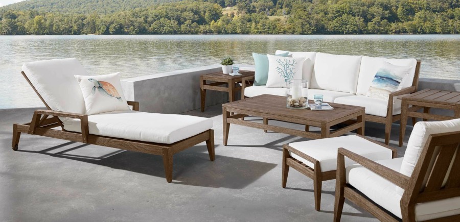 OUTDOOR Ethan Allen Bridgewater Cove | Bridgewater Cove Chaise, Quick Ship