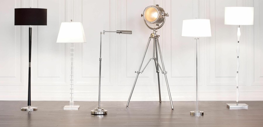 LIGHTING Ethan Allen | Crystal Blocks Floor Lamp