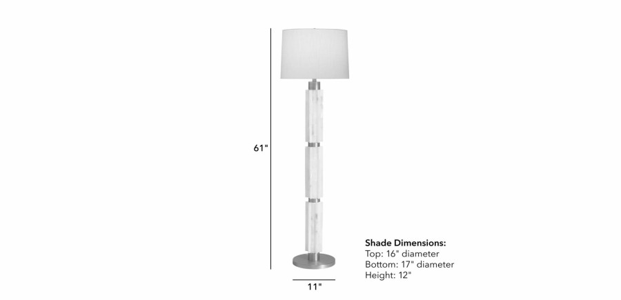 LIGHTING Ethan Allen | Farida Alabaster Floor Lamp