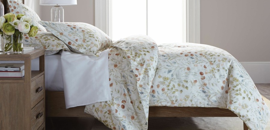 BEDROOM Ethan Allen Duvet Covers | Country Floral Duvet Cover And Sham