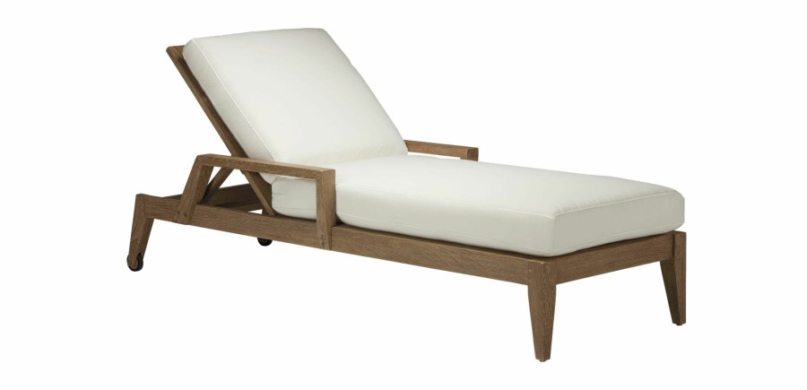 OUTDOOR Ethan Allen Bridgewater Cove | Bridgewater Cove Teak Chaise