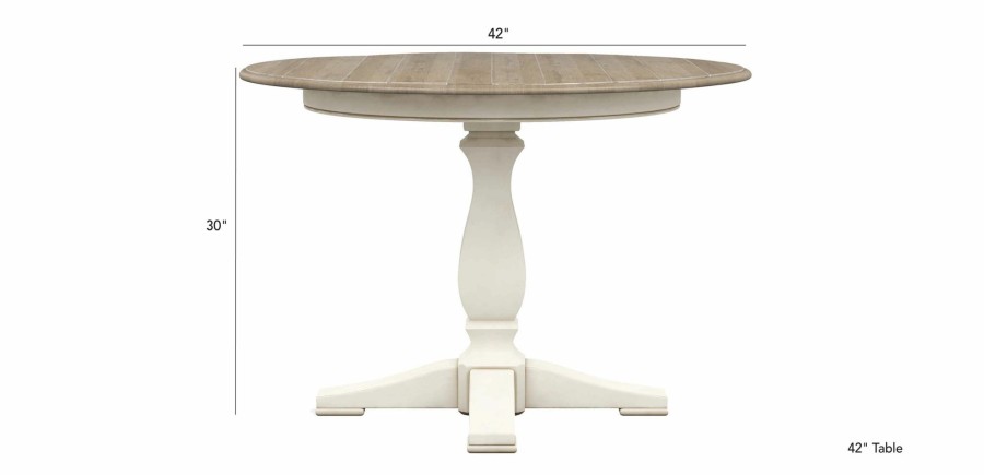 DINING Ethan Allen | Cameron Rustic Round Dining Table