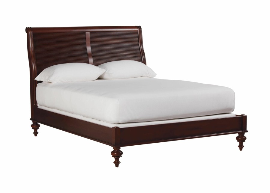 BEDROOM Ethan Allen Wood and Metal Beds | Cayman Bed