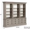 HOME OFFICE Ethan Allen | Villa Triple File Bookcase