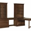 HOME OFFICE Ethan Allen | Continental Double Office Island With Bridge Desk