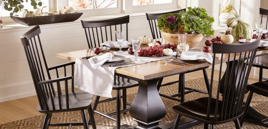 DINING Ethan Allen Arm & Host Chairs | Berkshire Armchair