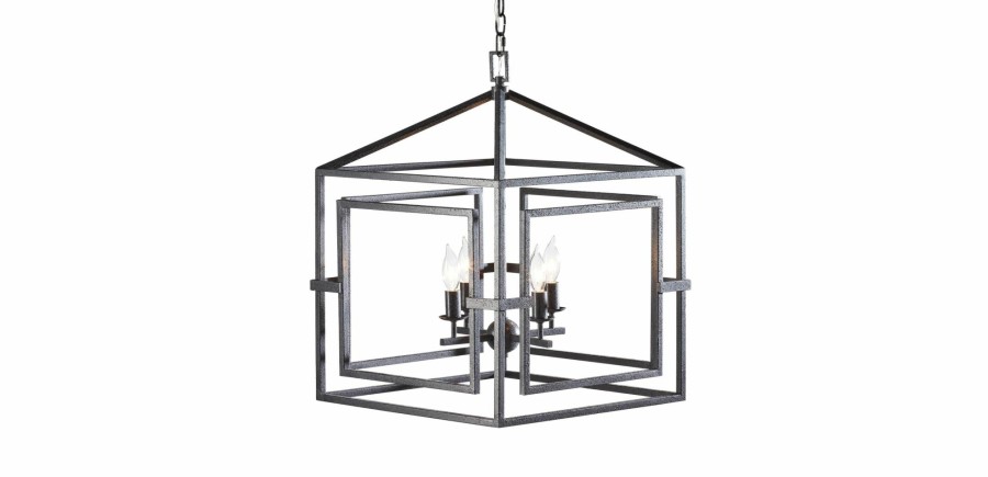 LIGHTING Ethan Allen | Killian Black Lantern Pendant Light