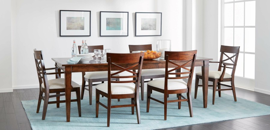 DINING Ethan Allen Arm & Host Chairs | Blake Armchair