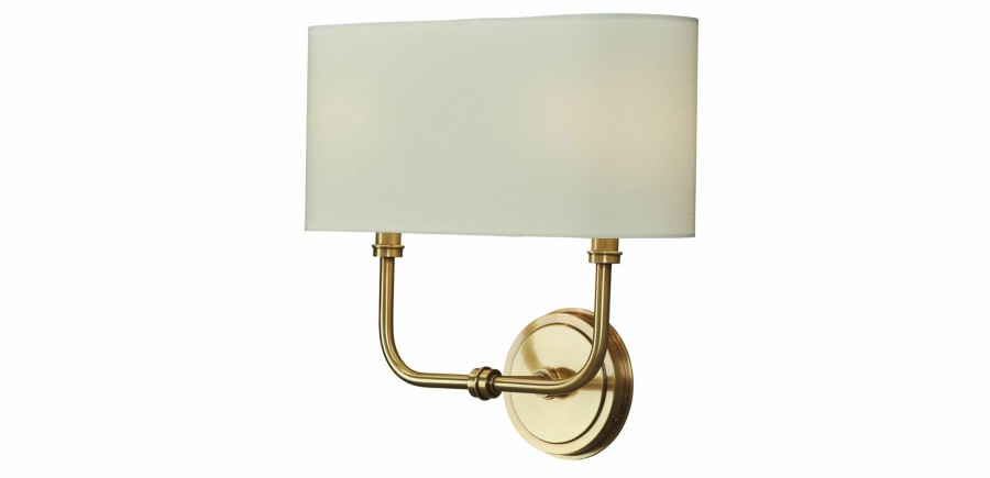 LIGHTING Ethan Allen | Zara Shaded Wall Sconce, Hardwire