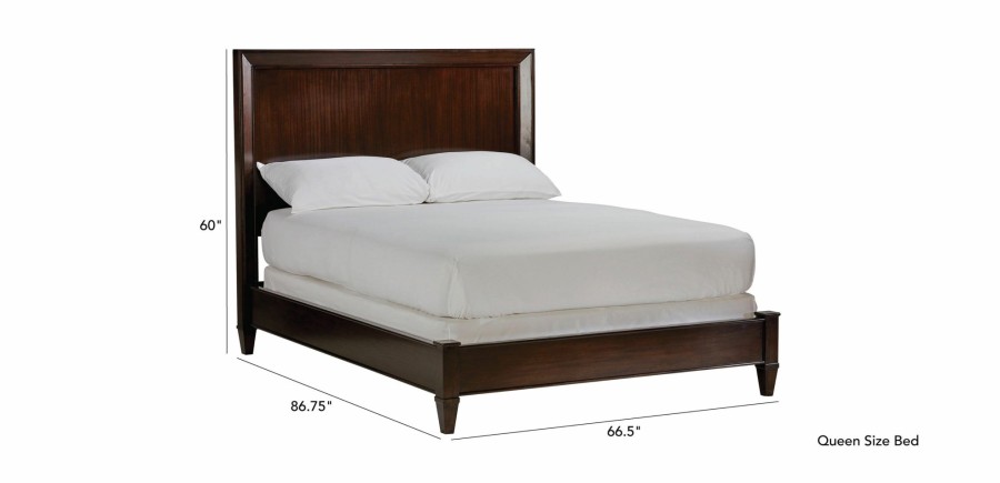 BEDROOM Ethan Allen Wood and Metal Beds | Andover Low Profile Bed