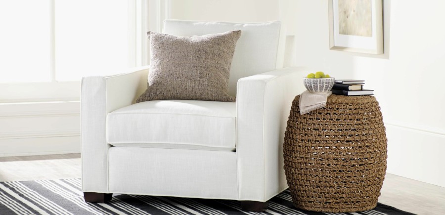 LIVING Ethan Allen | Heather Woven Stool