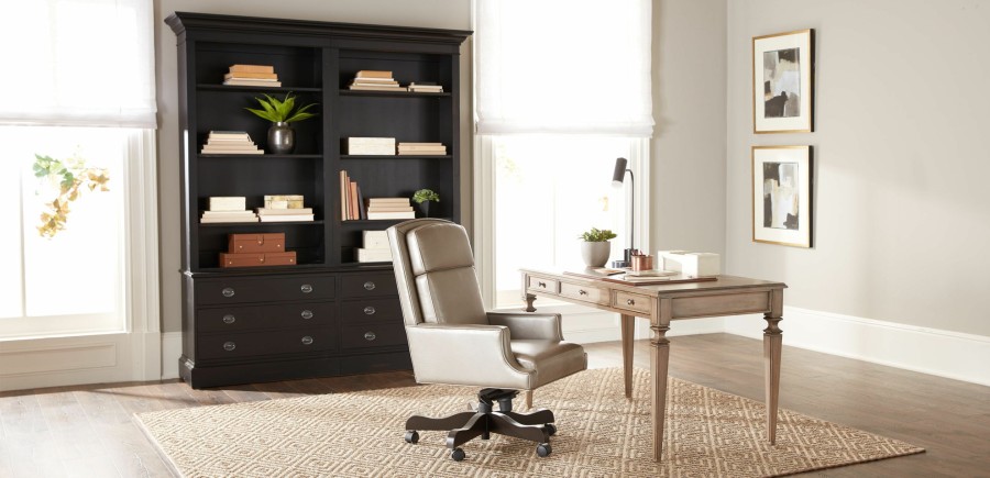 HOME OFFICE Ethan Allen | Custom Square-Corner Home Office Desk