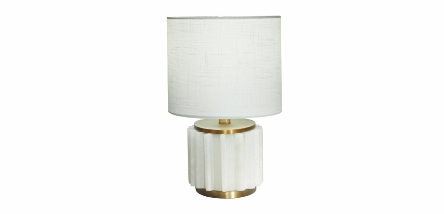 LIGHTING Ethan Allen | Farida Alabaster Desk Lamp