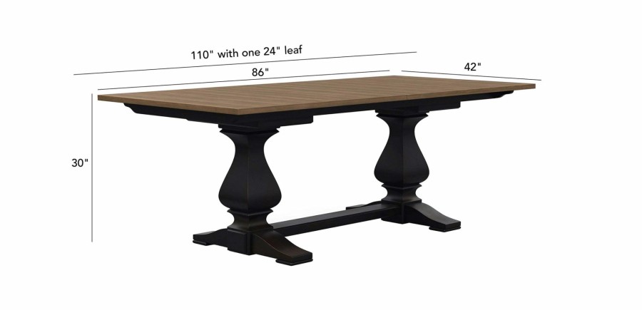 DINING Ethan Allen | Cameron Extension Dining Table