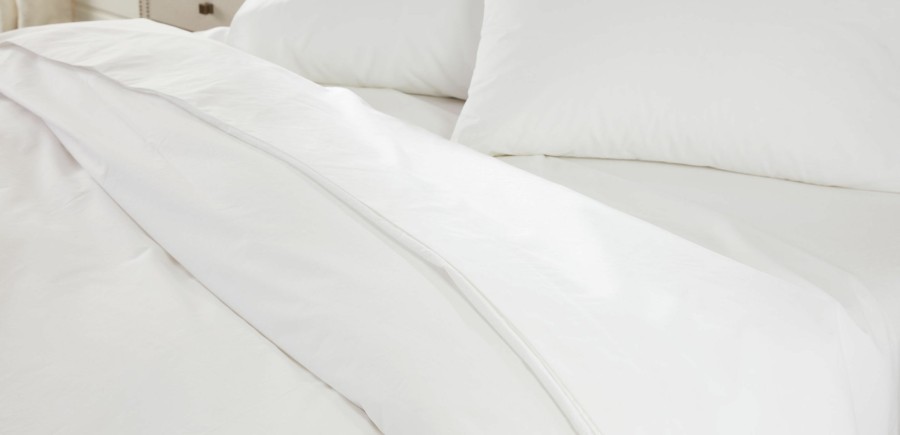 BEDROOM Ethan Allen Designer Sheets | White Percale Sheet Set