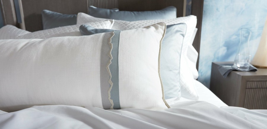 BEDROOM Ethan Allen Designer Sheets | White Percale Sheet Set