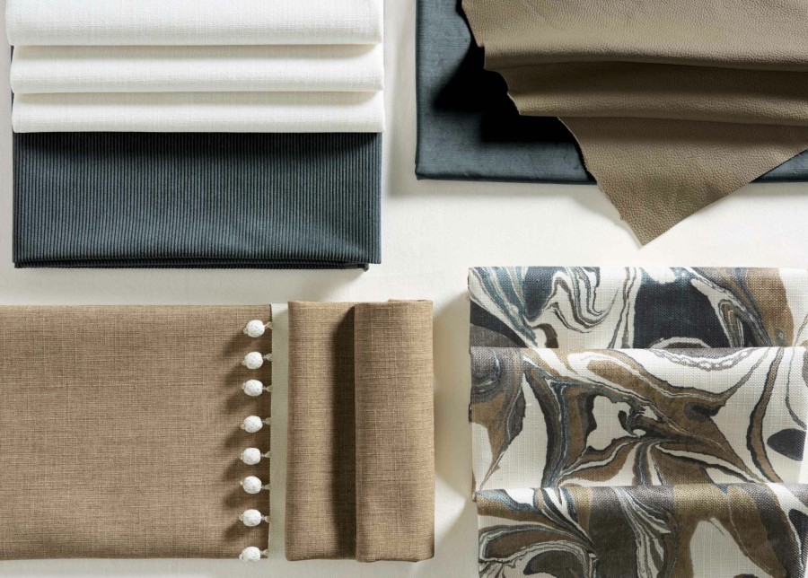 LIVING Ethan Allen Fabrics | Bronco Natural Fabric By The Yard