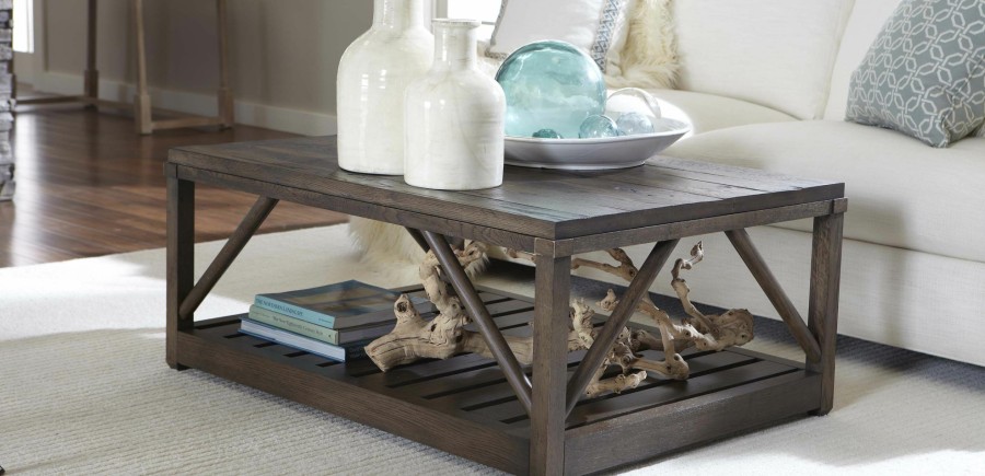 LIVING Ethan Allen | Beam Small Coffee Table