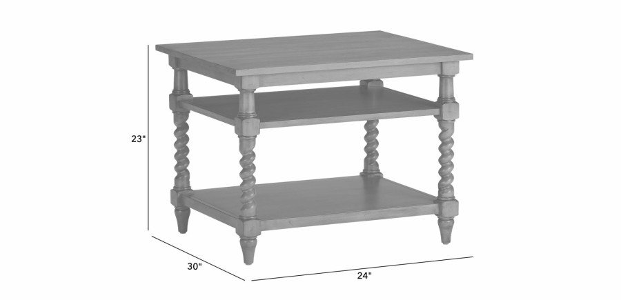 LIVING Ethan Allen | Madalynn Barley Twist End Table