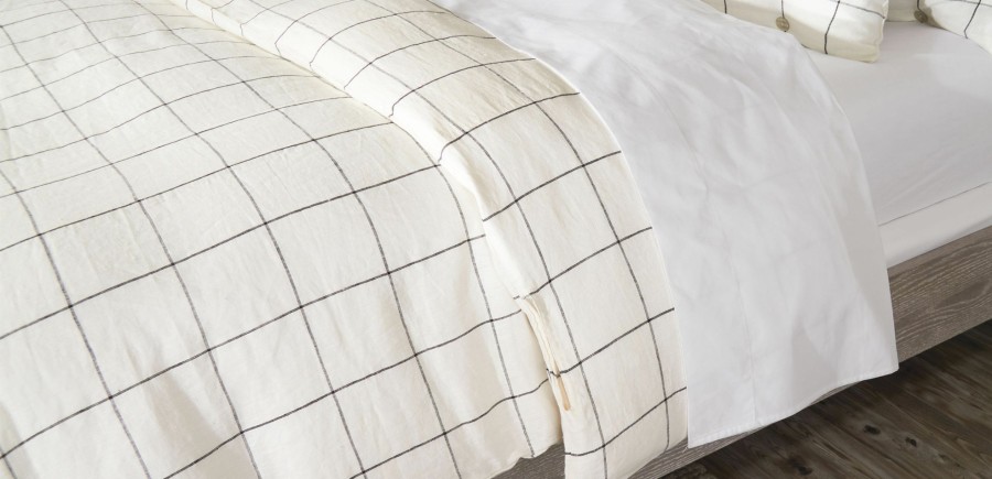 BEDROOM Ethan Allen Duvet Covers | Linen Windowpane Duvet Cover And Sham