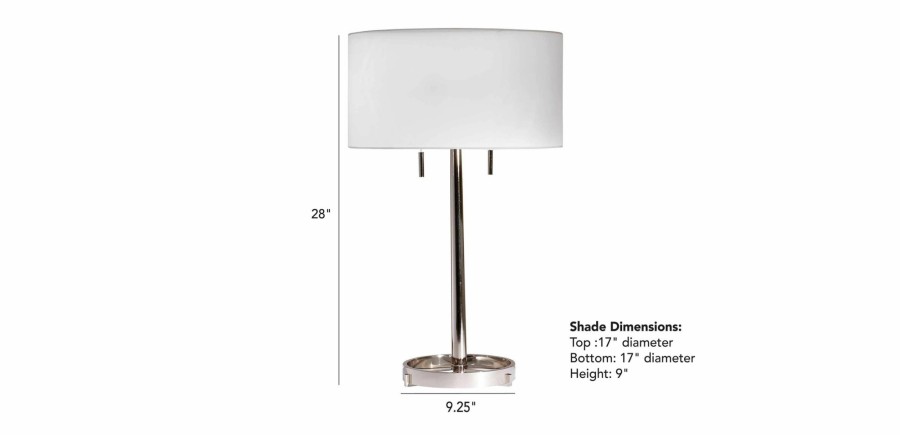 LIGHTING Ethan Allen | Braxton Table Task Lamp