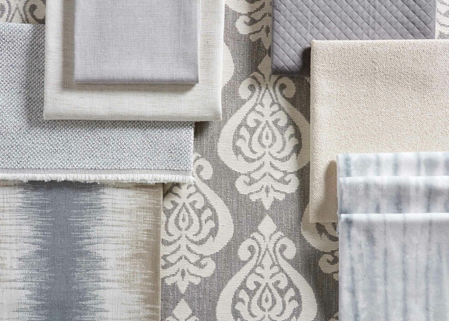 LIVING Ethan Allen High Performance Fabrics | Foster Ivory Fabric By The Yard